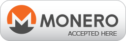 Monero Accepted Round White